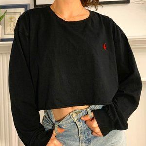 Cropped Long Sleeve Tee